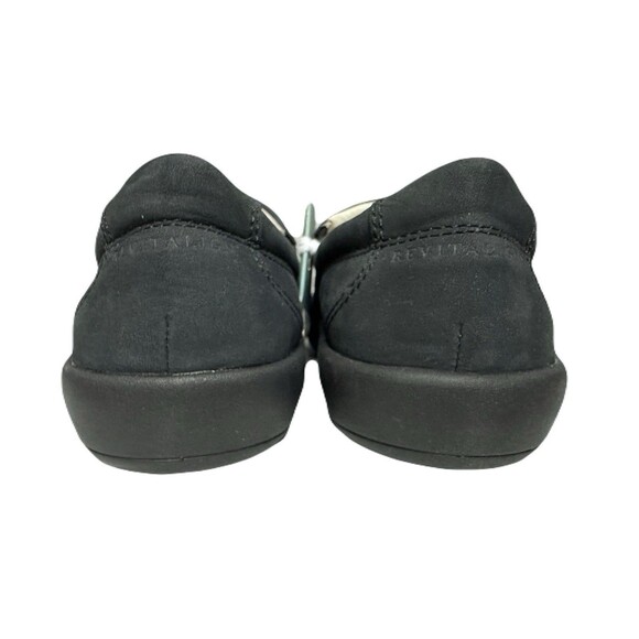 NEW Revitalign Womens Sz 5.5 Ridgeway Picasso Black Leather Slip On Comfort Shoe - Picture 7 of 11